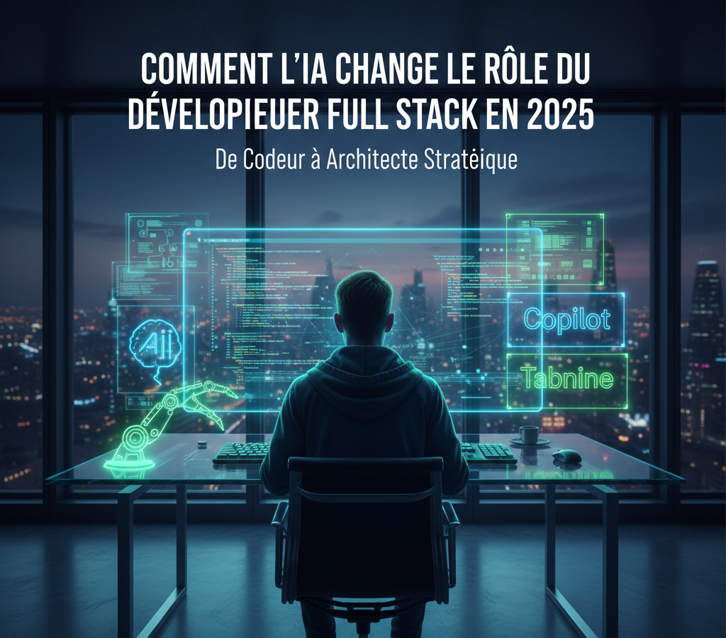 Comment l'IA (GitHub Copilot, Tabnine) change le rôle du développeur Full Stack en 2025