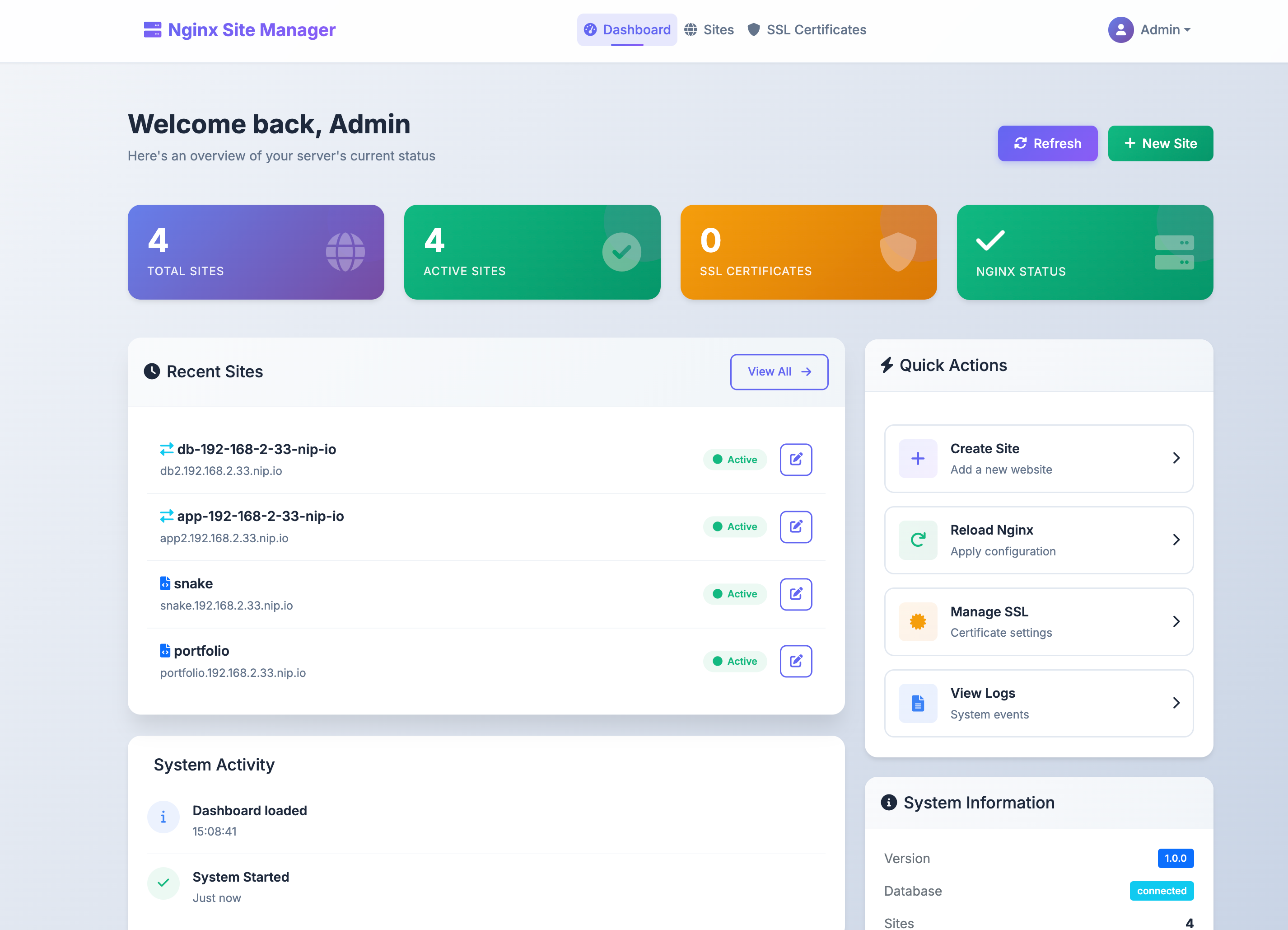 Adieu aux configurations manuelles : Simplifiez-vous la vie avec Nginx Site Manager